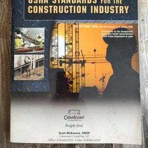OSHA Standards for Construction Industry 0108 - Paperback